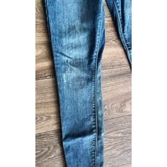 Indigo Rein Jeans Curvy Ankle Skinny  Juniors Size 27 Blue Button Fly High Waist - Picture 9 of 11